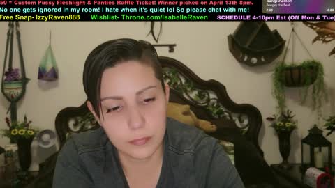 IsabelleRaven online show from April 6, 12:54 am