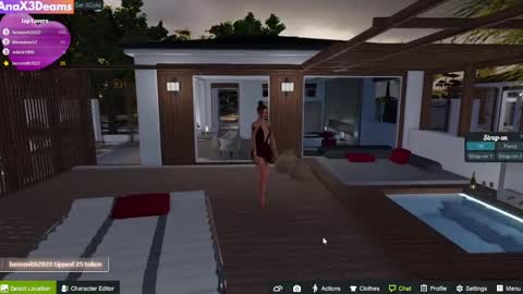 AnaX3Dreams online show from February 15, 1:21 am