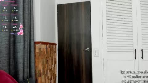  Anna Weells  online show from October 10, 7:08 pm