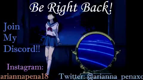 Snapshot of ariannapena chatting on September 18, 4:44 am Arianna Pea online show from September 18, 4:44 am