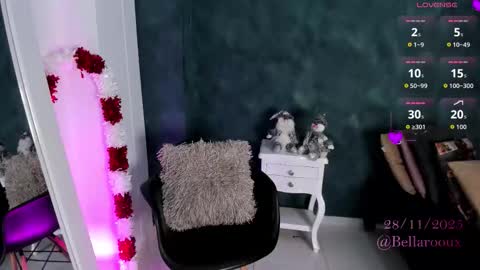 bellarooux online show from November 29, 12:09 pm