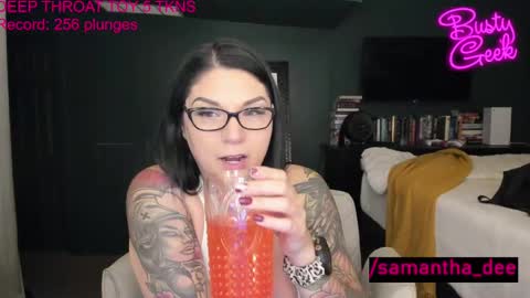 Samantha Dee online show from October 7, 2:38 am