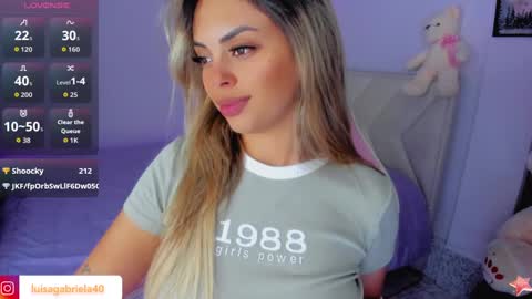 Snapshot of gabby_prieto chatting on September 19, 1:48 am Gaby online show from September 19, 1:48 am