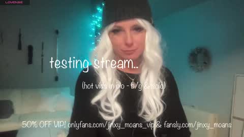 Jinxy  jinxy moans Twitter Help me reach 200 likes  online show from December 6, 12:56 am
