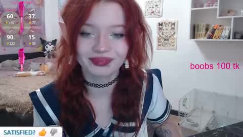 Snapshot of kawaii_angell chatting on February 22, 1:33 am anfisa online show from February 22, 1:33 am