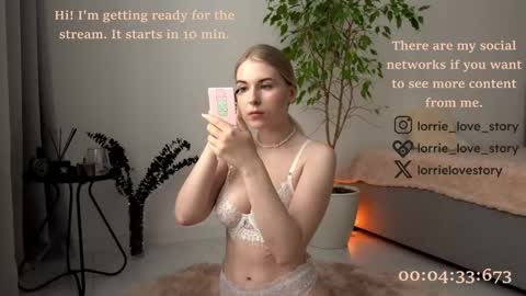 Lorrie online show from January 5, 1:26 pm