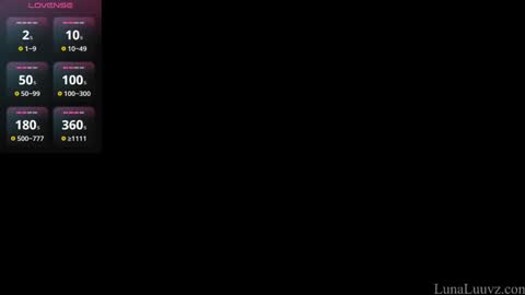 Luna Luuvz online show from March 16, 4:04 am