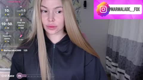 Marmalade Fox online show from April 9, 5:29 pm