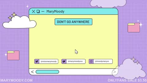 Mary Moody online show from November 29, 1:20 am