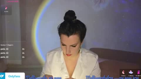 Snapshot of mellisaangel chatting on February 14, 7:38 am MellisaAngel online show from February 14, 7:38 am
