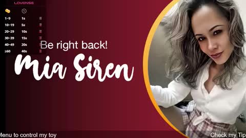 miasiren online show from September 13, 11:35 pm