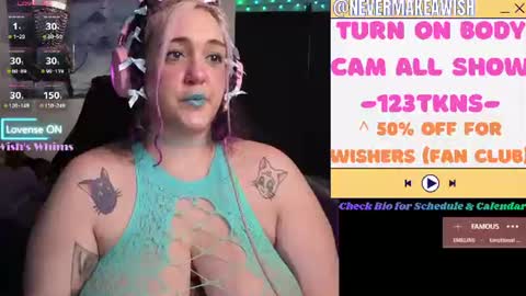 Wishs Playground online show from June 28, 12:23 pm