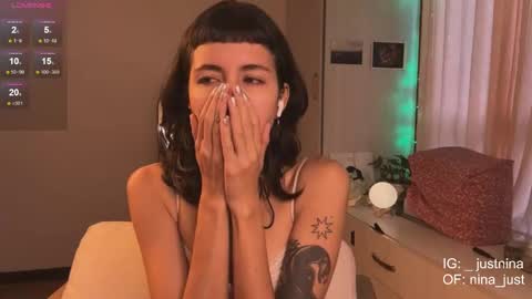 Nina.  online show from February 9, 10:21 pm