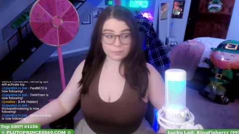 Snapshot of plutoprincess69 chatting on March 9, 6:06 am Pluto Princess online show from March 9, 6:06 am
