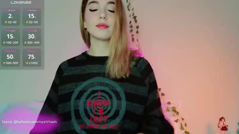 Sam    online show from February 18, 12:05 am