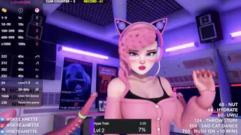 SkyeAnette online show from November 23, 2:25 am