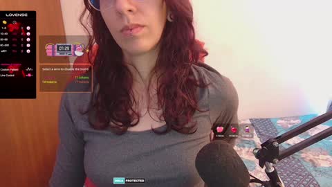 Snapshot of thecherry_paulette chatting on February 6, 7:29 pm Paulette online show from February 6, 7:29 pm