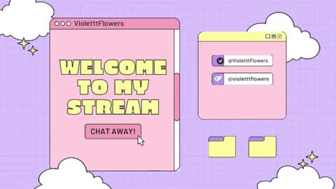 Violet Flowers online show from July 5, 11:54 pm