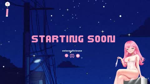 XstaceyliciousX online show from February 22, 9:05 pm