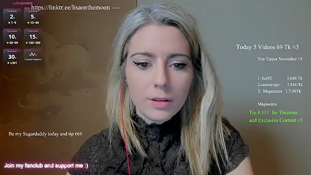 Lisaonthemoon online show from November 18, 5:14 pm