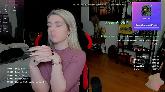 Lisaonthemoon online show from March 7, 7:43 pm