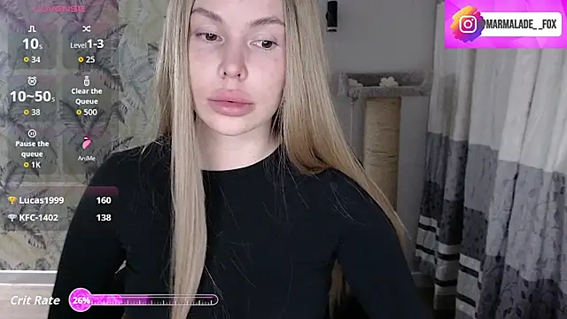 Marmalade Fox online show from February 10, 4:32 pm