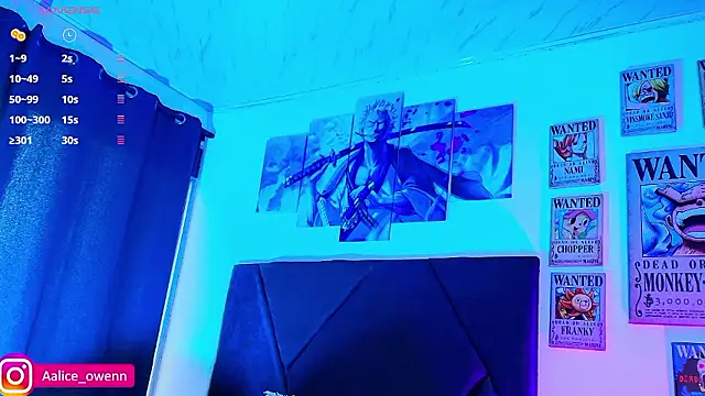 Aliceowenn online show from January 13, 8:02 pm