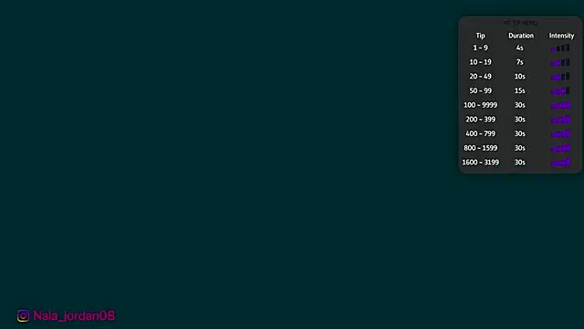 Nala j8 online show from March 27, 11:22 am