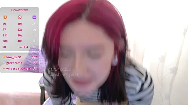 sunshine girl9 online show from April 10, 7:31 pm