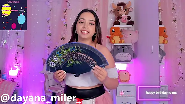  dayana miler online show from January 9, 2:27 am