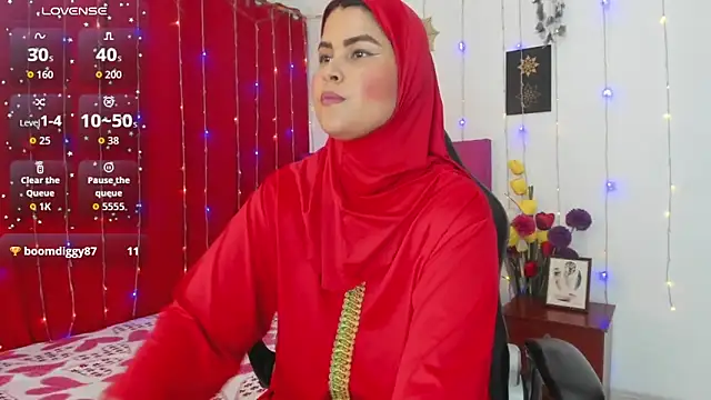 AishaAmin  online show from April 1, 1:41 pm