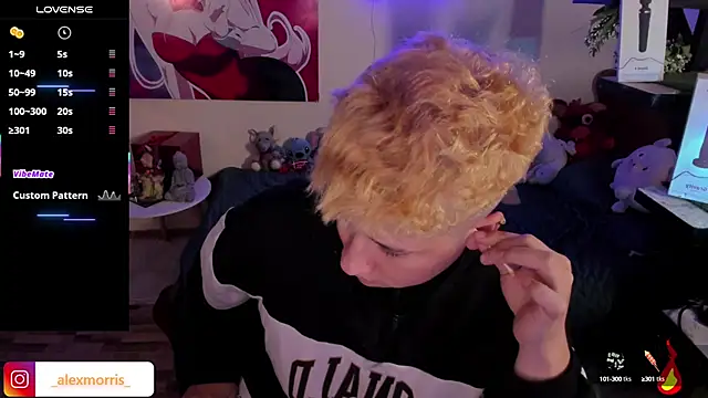  AlexMorris online show from October 4, 7:03 am