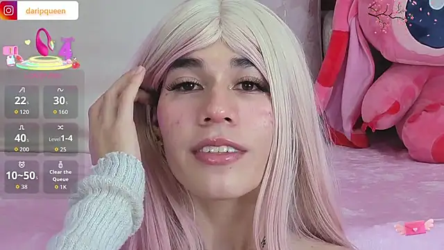 DaripQueen online show from April 15, 2:50 pm