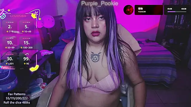 Purple Pookie online show from November 28, 4:59 am