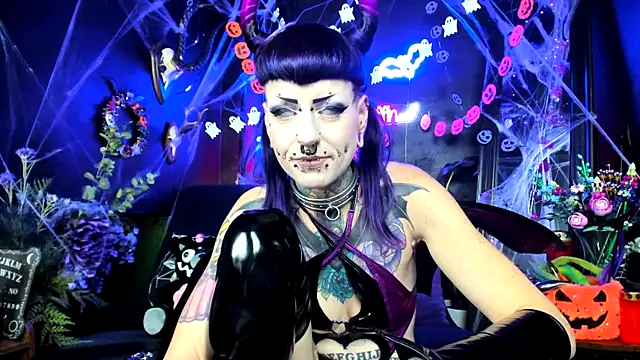 Purple Coffin666 online show from October 7, 6:34 pm
