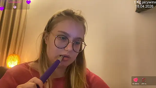 JacyWinslat online show from April 18, 7:58 pm