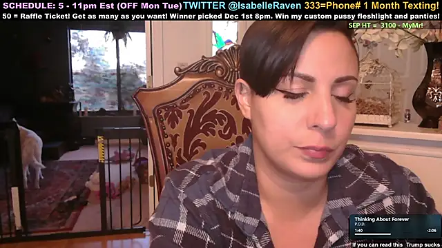 Snapshot of IsabelleRaven chatting on September 25, 10:07 pm IsabelleRaven online show from September 25, 10:07 pm