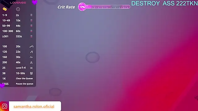 Samantha Rolon online show from November 8, 3:11 am