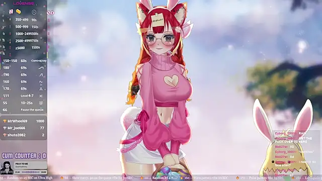 LewdFoxy VT online show from April 2, 6:38 pm