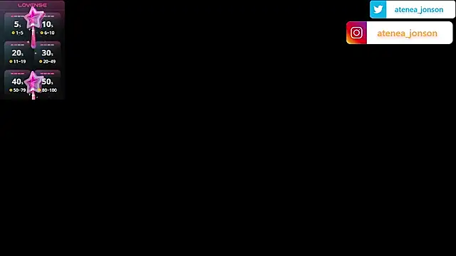 Atenea jonson online show from January 19, 2:52 am