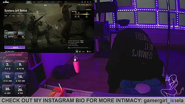 Gamergirl-Linela online show from October 6, 4:45 pm