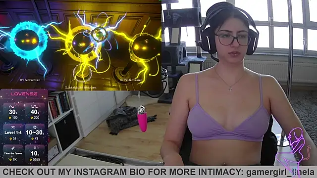 Gamergirl-Linela online show from October 21, 9:46 am