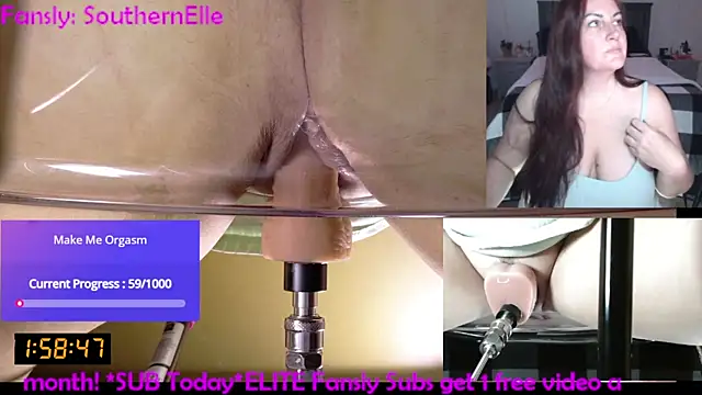 SouthernElle1 online show from June 25, 12:29 pm