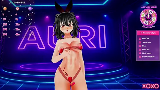 Auri Hikaru online show from February 9, 1:35 pm