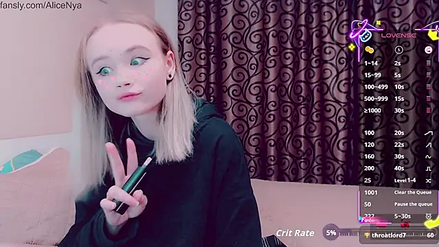 AliceNya cute online show from October 24, 4:52 am