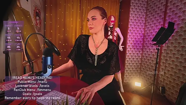 Giantess Eva online show from April 19, 4:51 pm