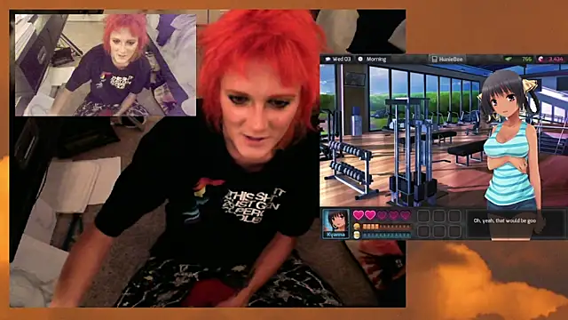 Snapshot of yatsuart chatting on October 22, 2:27 am yatsuart online show from October 22, 2:27 am