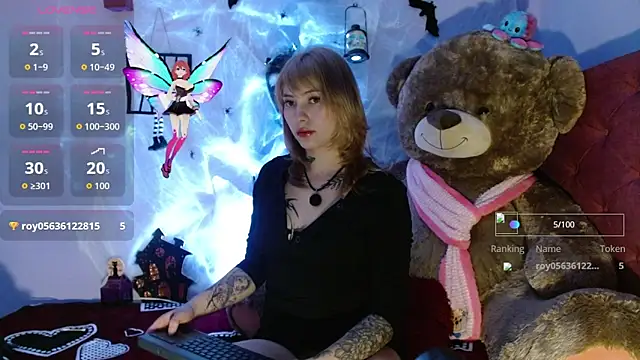 Himiiko toga online show from October 21, 1:42 am