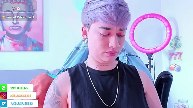 AxelRouse3 online show from April 18, 7:18 pm