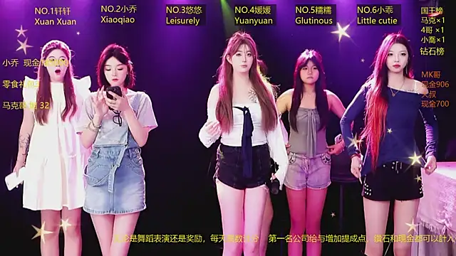 Lucky aixi online show from April 1, 1:06 am